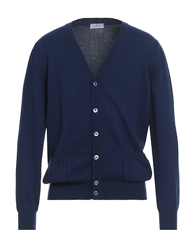 SONRISA Cardigan Blue 100% Cashmere