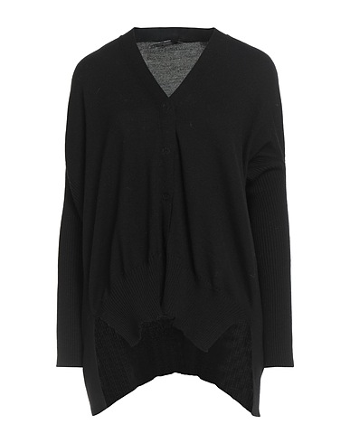 PIERANTONIO GASPARI Cardigan Black 100% Virgin Wool