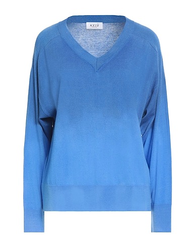 AVIÙ Sweater Light blue 100% Virgin Wool