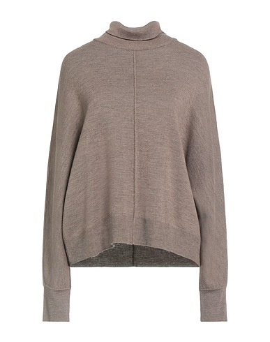 OTTOD'AME Polo neck Khaki 50% Virgin Wool, 50% Acrylic