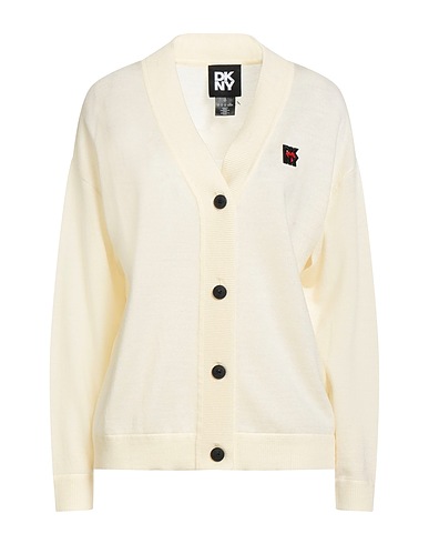 DKNY Cardigan Ivory 55% Wool, 45% Polyester