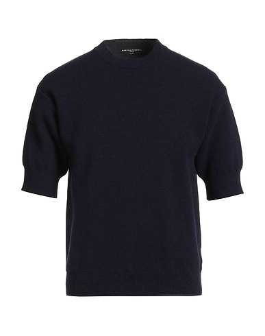 DANIELE FIESOLI Sweater LAB Midnight blue 90% Virgin Wool, 10% Cashmere