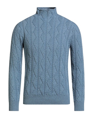 MALO Cashmere blend Slate blue 100% Cashmere