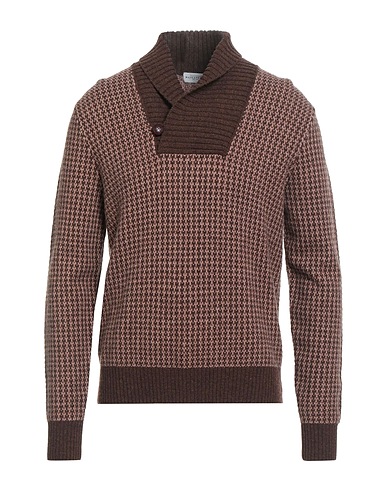 BALLANTYNE Pullover Dunkelbraun 100% Wolle