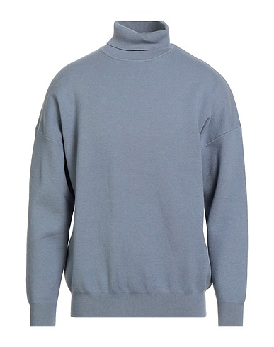ANTONY MORATO Polo neck Light blue 46% Viscose, 32% Polyester, 22% Polyamide