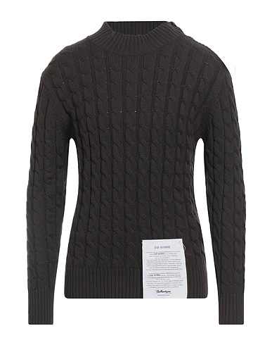 BALLANTYNE Cashmere jumper RAW DIAMOND BY BALLANTYNE Dark brown 100% Cashmere