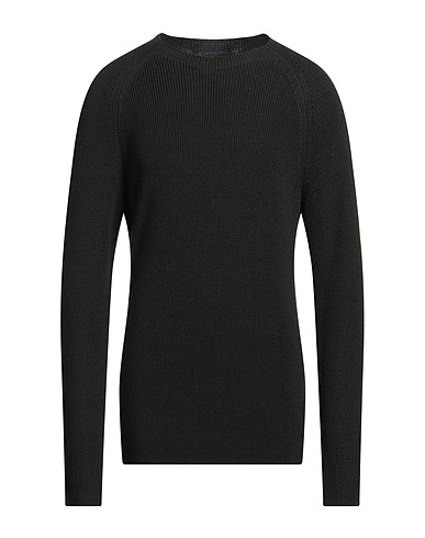 DANIELE FIESOLI Jumper Dark green 50% Merino Wool, 50% Acrylic