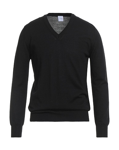 STILOSOPHY Pullover Nero 50% Lana Merino, 50% Acrilico