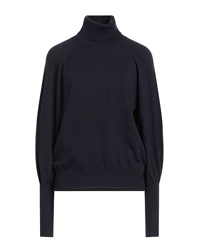 OTTOD'AME Polo neck Midnight blue 50% Viscose, 28% Polyester, 22% Nylon