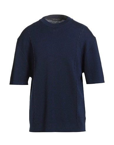 DANIELE FIESOLI Jumper LAB Navy blue 100% Merino Wool