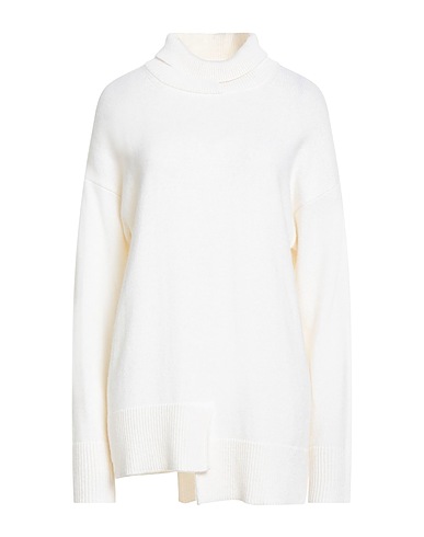 ALPHA STUDIO Polo neck Ivory 40% Wool, 30% Viscose, 20% Polyamide, 10% Cashmere