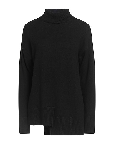 ALPHA STUDIO Rollkragenpullover Schwarz 40% Wolle, 30% Viskose, 20% Polyamid, 10% Kaschmir