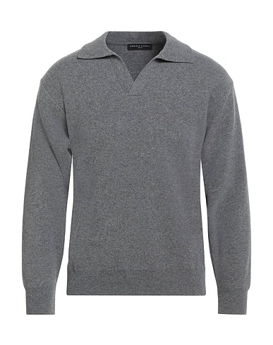 DANIELE FIESOLI Sweater LAB Grey 90% Merino Wool, 10% Cashmere