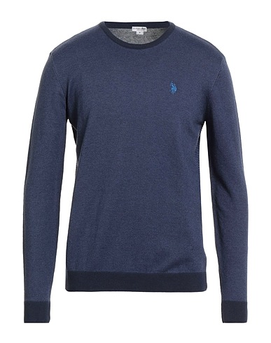 U.S.POLO ASSN. Jumper Midnight blue 90% Cotton, 10% Cashmere