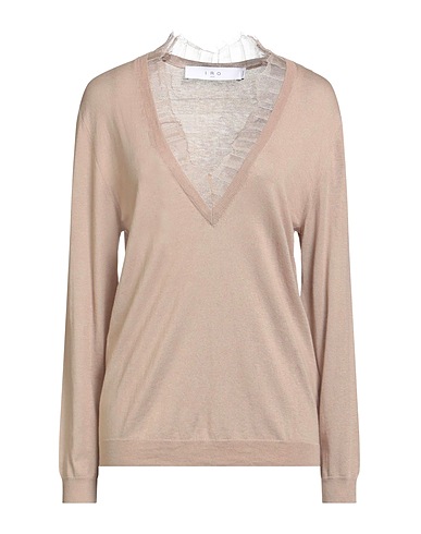 IRO Jumper Sand 66% Cotton, 34% Silk, Nylon