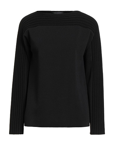 ALPHA STUDIO Jumper Black 65% Viscose, 35% Nylon