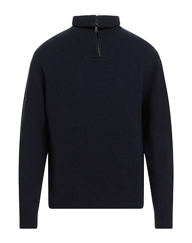 DANIELE FIESOLI Jumper Navy blue 80% Merino Wool, 20% Polyamide