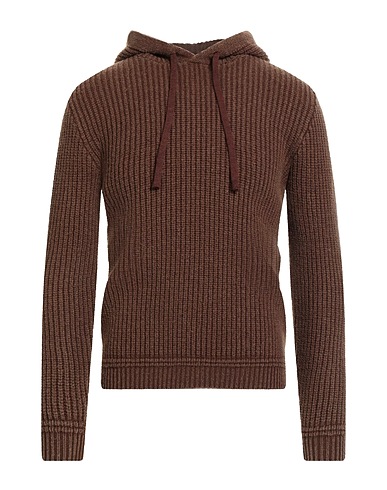 PMDS PREMIUM MOOD DENIM SUPERIOR Jumper Dark brown 100% Virgin Wool