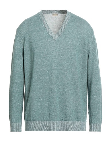 MASSIMO ALBA Jumper Sage green 52% Linen, 48% Cashmere