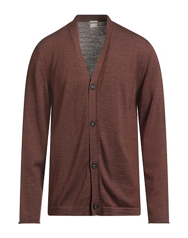 MASSIMO ALBA Cardigan Chocolate brown 100% Virgin Wool