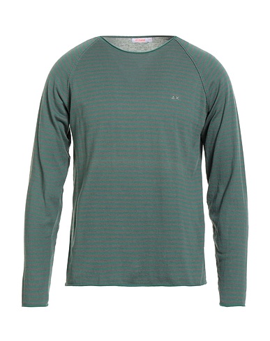 SUN 68 Jumper Green 100% Cotton