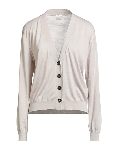 MASSIMO ALBA Cardigan Light grey 100% Cashmere