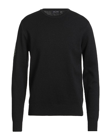 FRED PERRY Jumper Black 58% Wool, 42% Recycled polyamide