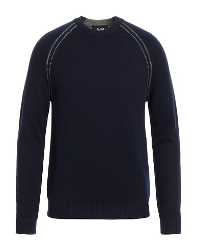 ALPHA STUDIO Jumper Midnight blue 90% Wool, 10% Cashmere