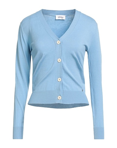 OTTOD'AME Cardigan Light blue 70% Viscose, 30% Polyester