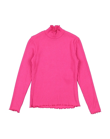 MEILISA BAI Polo neck Fuchsia 50% Viscose, 28% Polyester, 19% Polyamide, 3% Elastane