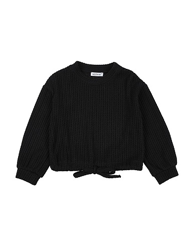 MEILISA BAI Pullover Nero 54% Viscosa, 26% Poliammide, 20% Poliestere