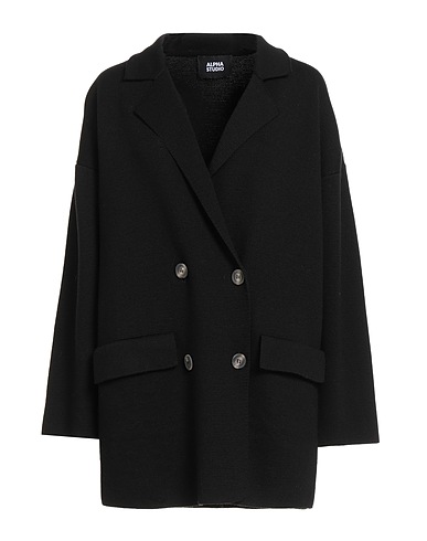 ALPHA STUDIO Cardigan Nero 100% Lana