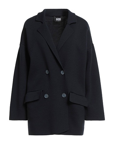 ALPHA STUDIO Cardigan Midnight blue 100% Wool