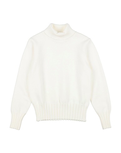 MEILISA BAI Polo neck White 50% Viscose, 30% Nylon, 20% Polyester
