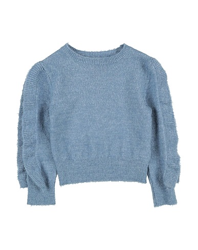 MEILISA BAI Pullover Blu chiaro 57% Acrilico, 40% Nylon, 3% Elastan