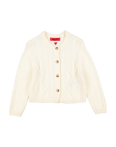 MAX&Co. Cardigan Panna 50% Acrilico, 50% Lana