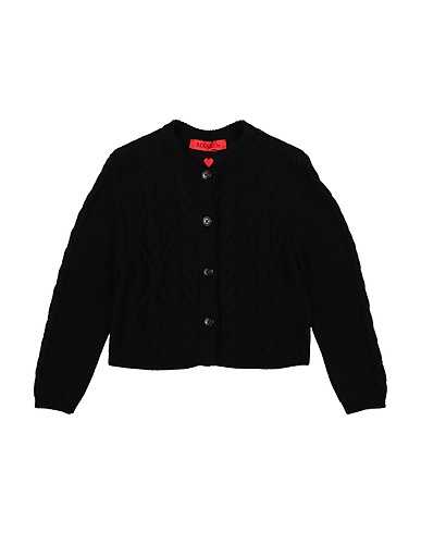 MAX&Co. Cardigan Black 50% Acrylic, 50% Wool