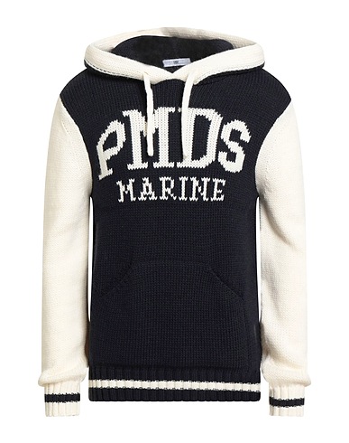 PMDS PREMIUM MOOD DENIM SUPERIOR Pullover Blu notte 50% Poliestere, 30% Lana, 10% Viscosa, 10% Lana di lama