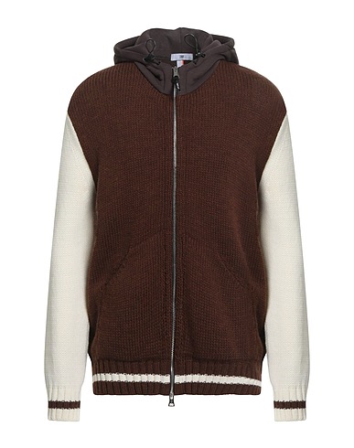 PMDS PREMIUM MOOD DENIM SUPERIOR Cardigan Cioccolato 50% Poliestere, 30% Lana, 10% Lana di baby lama, 10% Viscosa