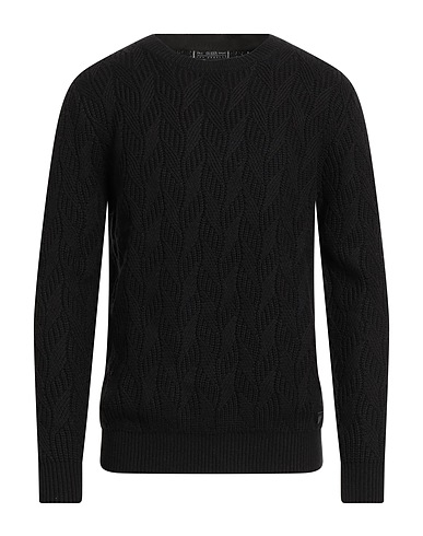 GUESS Pullover Nero 50% Cotone, 43% Poliammide, 7% Lana