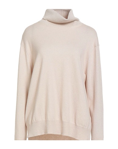 FABIANA FILIPPI Turtleneck Cream 75% Virgin Wool, 15% Silk, 10% Cashmere