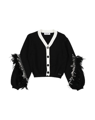 ODI ET AMO Cardigan JUNIOR Black 57% Nylon, 43% Viscose