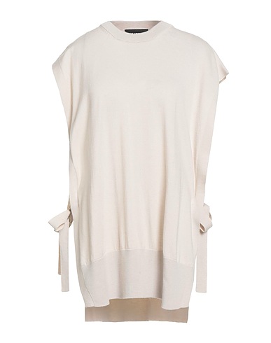 ALPHA STUDIO Jumper Beige 100% Merino Wool