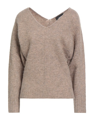 ALPHA STUDIO Sweater Taupe 68% Baby alpaca wool, 29% Nylon, 3% Elastane