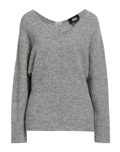 ALPHA STUDIO Sweater Grey 68% Baby alpaca wool, 29% Nylon, 3% Elastane