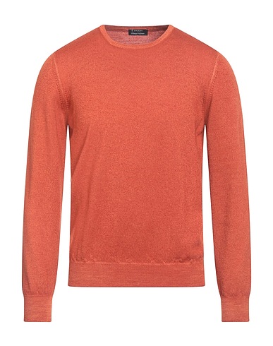 BARBA Napoli Pullover Ruggine 100% Lana Vergine