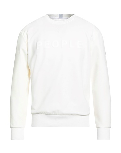 PEOPLE OF SHIBUYA Felpa Off white 67% Cotone, 28% Poliammide, 5% Elastan