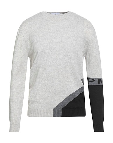 PMDS PREMIUM MOOD DENIM SUPERIOR Sweater Light grey 50% Merino Wool, 50% Acrylic