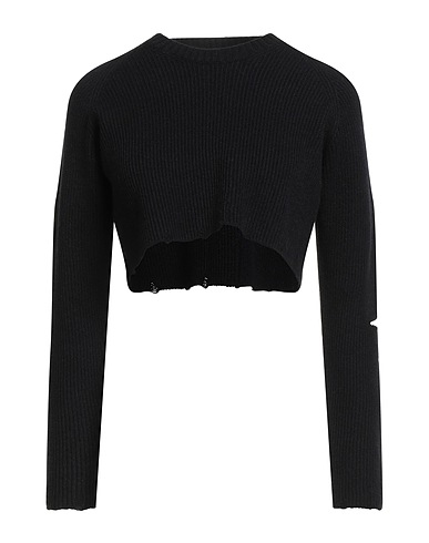 A PAPER KID Sweater Black 52% Viscose, 26% Polyester, 22% Polyamide