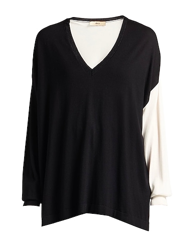 AKEP Jumper Black 65% Viscose, 26% Merino Wool, 9% Polyamide